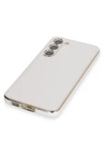 Uray store Samsung Galaxy S23 Plus Kılıf Volet Silikon - Beyaz - Görsel 4