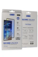 Uray store Samsung Galaxy S23 Ultra Durable Full Glue Curved Hayalet Cam - Görsel 5