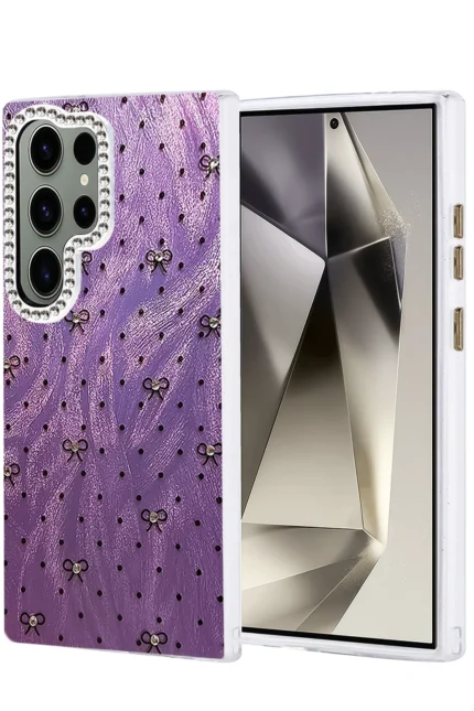 Uray store Samsung Galaxy S23 Ultra Kılıf Blade Aynalı Desenli Kapak - Desen 2