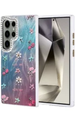 Uray store Samsung Galaxy S23 Ultra Kılıf Blade Aynalı Desenli Kapak - Desen 4