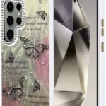 Uray store Samsung Galaxy S23 Ultra Kılıf Blade Aynalı Desenli Kapak - Desen 6