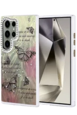 Uray store Samsung Galaxy S23 Ultra Kılıf Blade Aynalı Desenli Kapak - Desen 6