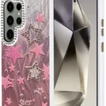 Uray store Samsung Galaxy S23 Ultra Kılıf Blade Aynalı Desenli Kapak - Desen 7