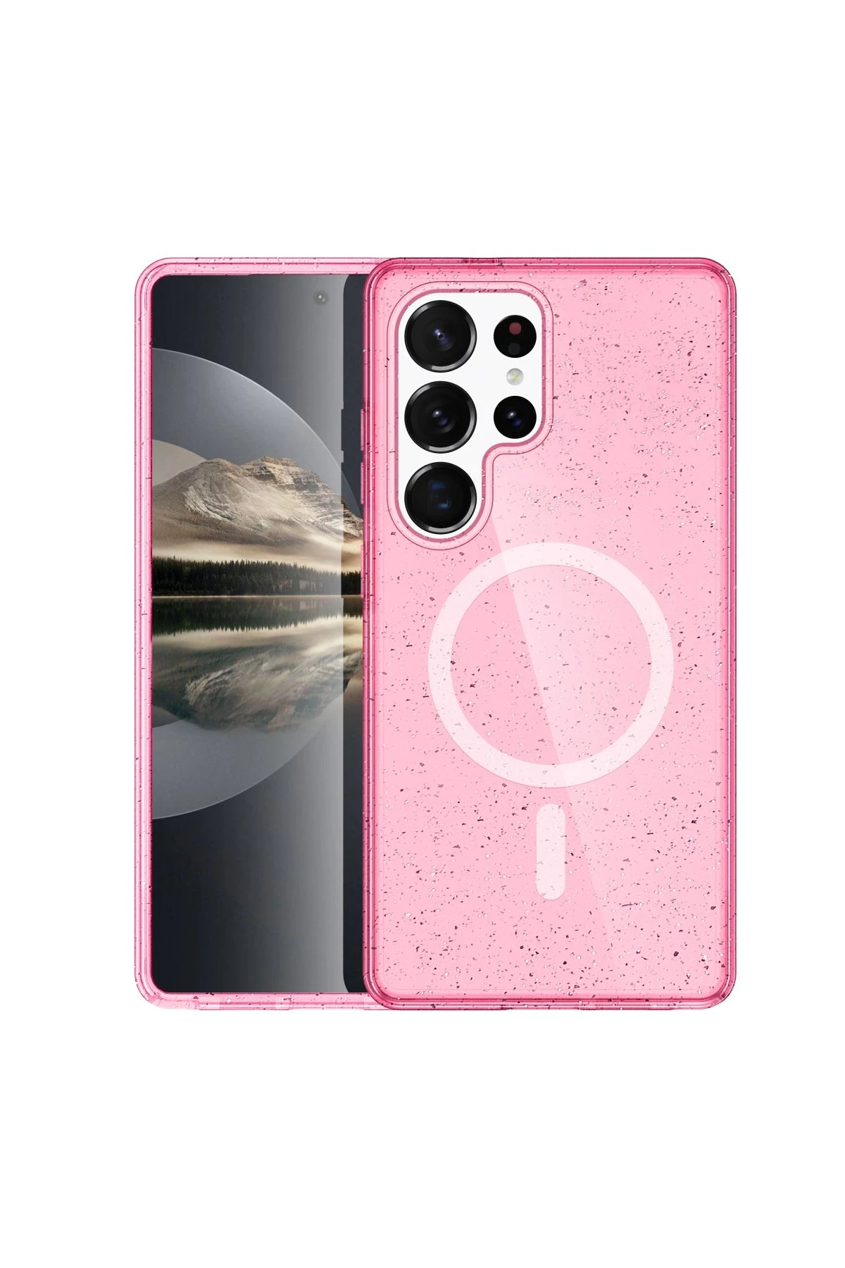 newface-samsung-galaxy-s23-ultra-kilif-glow-magsafe-kapak-pembe-default Joko Samsung Galaxy S23 Ultra Kılıf Star Magsafe Kapak - Pembe - Görsel 1