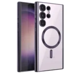 Uray store Samsung Galaxy S23 Ultra Kılıf Kross Magneticsafe Kapak - Mor