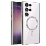 Uray store Samsung Galaxy S23 Ultra Kılıf Kross Magneticsafe Kapak - Titan Gri
