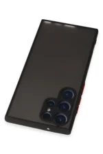 Uray store Samsung Galaxy S23 Ultra Kılıf Montreal Silikon Kapak - Siyah - Görsel 3
