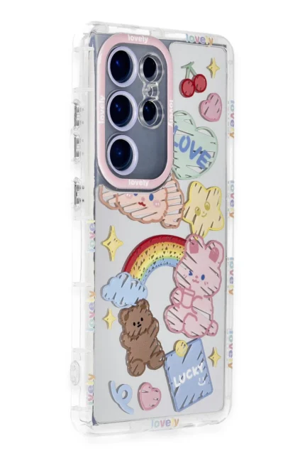 Uray store Samsung Galaxy S23 Ultra Kılıf Reflexion Desenli Kapak - Desen 4