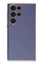 Uray store Samsung Galaxy S23 Ultra Kılıf Volet Silikon - Mavi