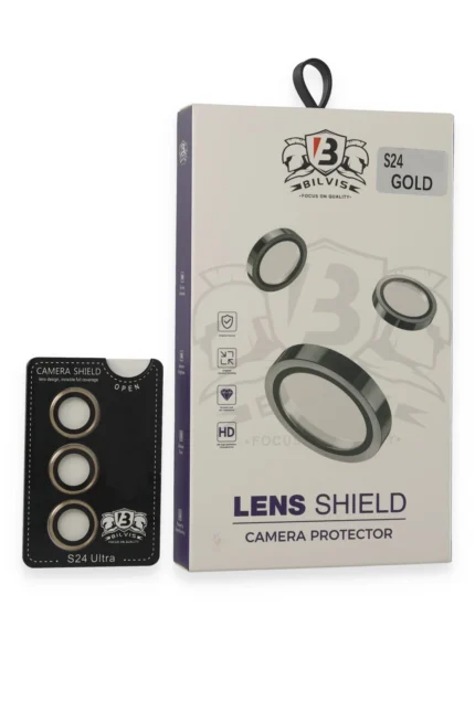 Uray store Samsung Galaxy S24 Bilvis Titan Kamera Lens - Gold