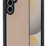 Uray store Samsung Galaxy S24 FE Kılıf Aras Deri Kapak - Pudra