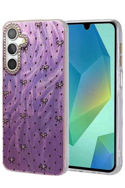 Uray store Samsung Galaxy S24 FE Kılıf Blade Aynalı Desenli Kapak - Desen 2