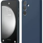 Uray store Samsung Galaxy S24 FE Kılıf First Silikon - Lacivert