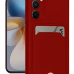 Uray store Samsung Galaxy S24 FE Kılıf Kelvin Kartvizitli Silikon - Kırmızı