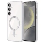 Uray store Samsung Galaxy S24 Kılıf Kross Magneticsafe Kapak - Titan Gri