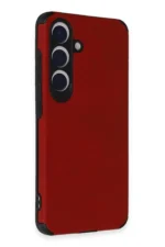 Uray store Samsung Galaxy S24 Kılıf Loop Deri Silikon - Kırmızı - Görsel 2