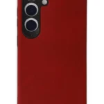 Uray store Samsung Galaxy S24 Kılıf Loop Deri Silikon - Kırmızı