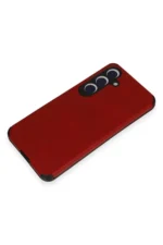Uray store Samsung Galaxy S24 Kılıf Loop Deri Silikon - Kırmızı - Görsel 4