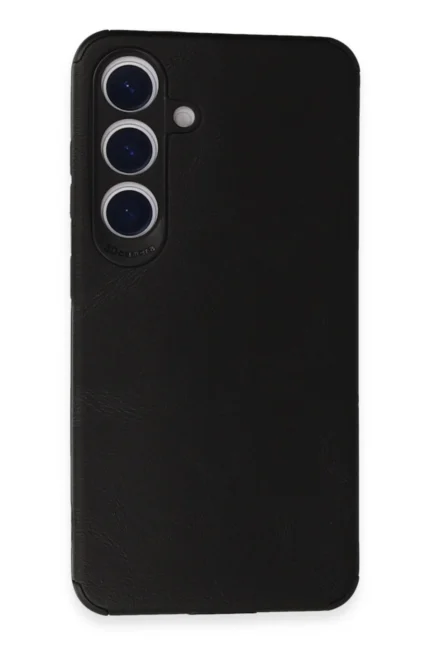 Uray store Samsung Galaxy S24 Kılıf Loop Deri Silikon - Siyah