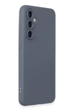 Uray store Samsung Galaxy S24 Kılıf Nano içi Kadife Silikon - Gri - Görsel 2