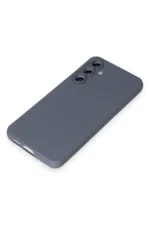 Uray store Samsung Galaxy S24 Kılıf Nano içi Kadife Silikon - Gri - Görsel 4