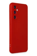 Uray store Samsung Galaxy S24 Kılıf Nano içi Kadife Silikon - Kırmızı - Görsel 2