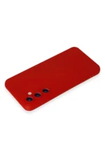 Uray store Samsung Galaxy S24 Kılıf Nano içi Kadife Silikon - Kırmızı - Görsel 3