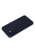 Uray store Samsung Galaxy S24 Kılıf Nano içi Kadife Silikon - Lacivert - Görsel 3