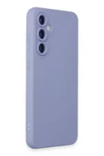 Uray store Samsung Galaxy S24 Kılıf Nano içi Kadife Silikon - Lila - Görsel 2