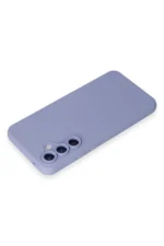 Uray store Samsung Galaxy S24 Kılıf Nano içi Kadife Silikon - Lila - Görsel 3