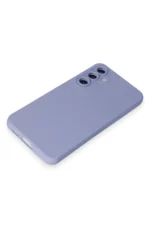 Uray store Samsung Galaxy S24 Kılıf Nano içi Kadife Silikon - Lila - Görsel 4