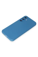 Uray store Samsung Galaxy S24 Kılıf Nano içi Kadife Silikon - Mavi - Görsel 4
