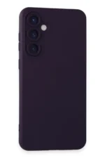 Uray store Samsung Galaxy S24 Kılıf Nano içi Kadife Silikon - Mor