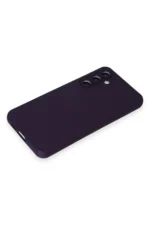 Uray store Samsung Galaxy S24 Kılıf Nano içi Kadife Silikon - Mor - Görsel 4