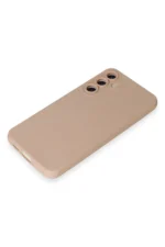 Uray store Samsung Galaxy S24 Kılıf Nano içi Kadife Silikon - Pudra - Görsel 4