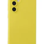 Uray store Samsung Galaxy S24 Kılıf Nano içi Kadife Silikon - Sarı