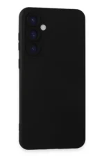Uray store Samsung Galaxy S24 Kılıf Nano içi Kadife Silikon - Siyah