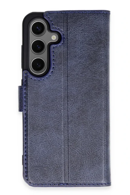 Uray store Samsung Galaxy S24 Kılıf Trend S Plus Kapaklı Kılıf - Lacivert