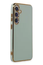 Uray store Samsung Galaxy S24 Kılıf Volet Silikon - Açık Yeşil - Görsel 2