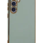 Uray store Samsung Galaxy S24 Kılıf Volet Silikon - Açık Yeşil