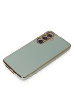 Uray store Samsung Galaxy S24 Kılıf Volet Silikon - Açık Yeşil - Görsel 4