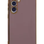 Uray store Samsung Galaxy S24 Kılıf Volet Silikon - Mor