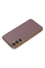 Uray store Samsung Galaxy S24 Kılıf Volet Silikon - Mor - Görsel 3