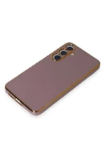 Uray store Samsung Galaxy S24 Kılıf Volet Silikon - Mor - Görsel 4