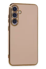 Uray store Samsung Galaxy S24 Kılıf Volet Silikon - Pembe