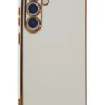 Uray store Samsung Galaxy S24 Plus Kılıf Volet Silikon - Beyaz
