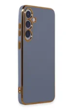 Uray store Samsung Galaxy S24 Plus Kılıf Volet Silikon - Mavi - Görsel 2