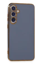 Uray store Samsung Galaxy S24 Plus Kılıf Volet Silikon - Mavi