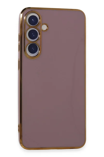 Uray store Samsung Galaxy S24 Plus Kılıf Volet Silikon - Mor