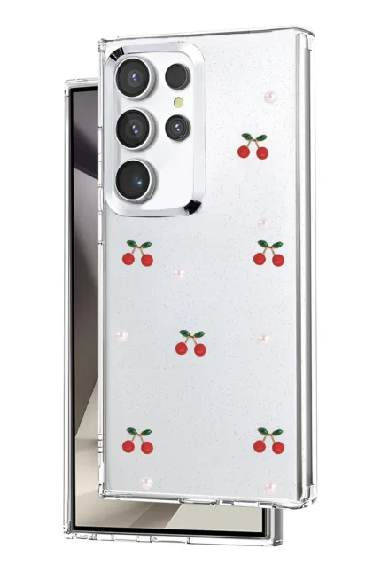 Uray store Samsung Galaxy S24 Ultra Fiyonk Desenli Kapak - Desen 9